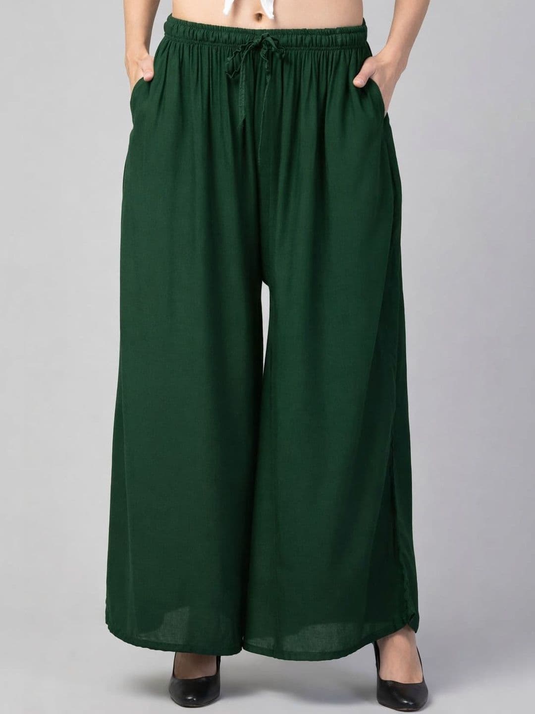 SHAUKIYA Women Flared Ethnic Palazzos - view 1