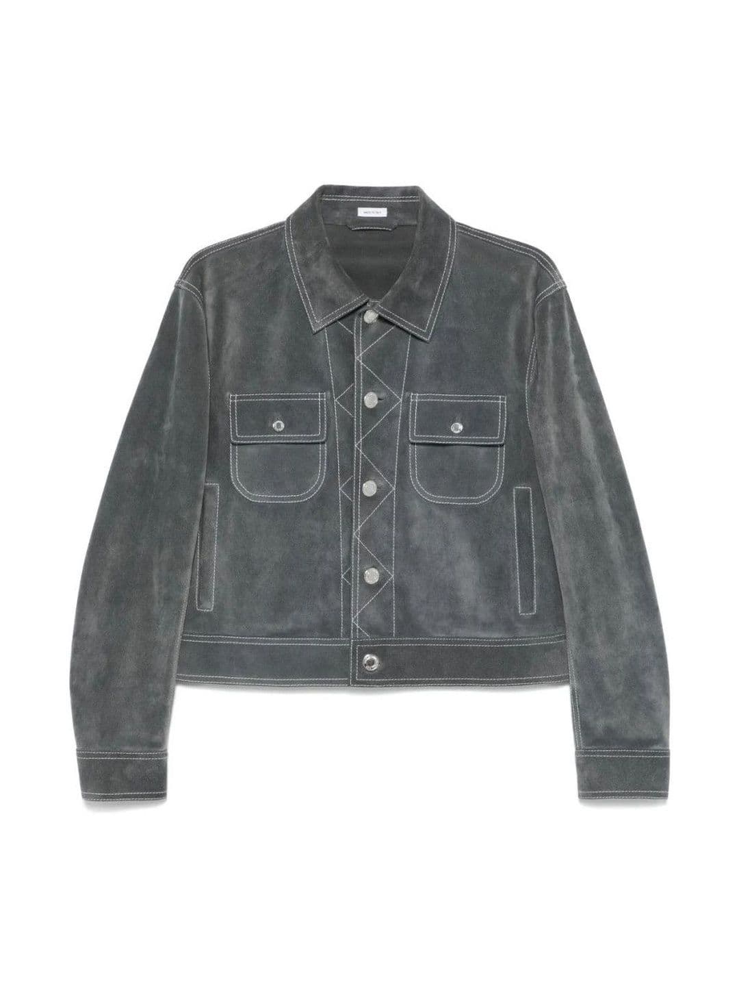 Thom Browne Grey Backstrap Utility Jacket - view 1
