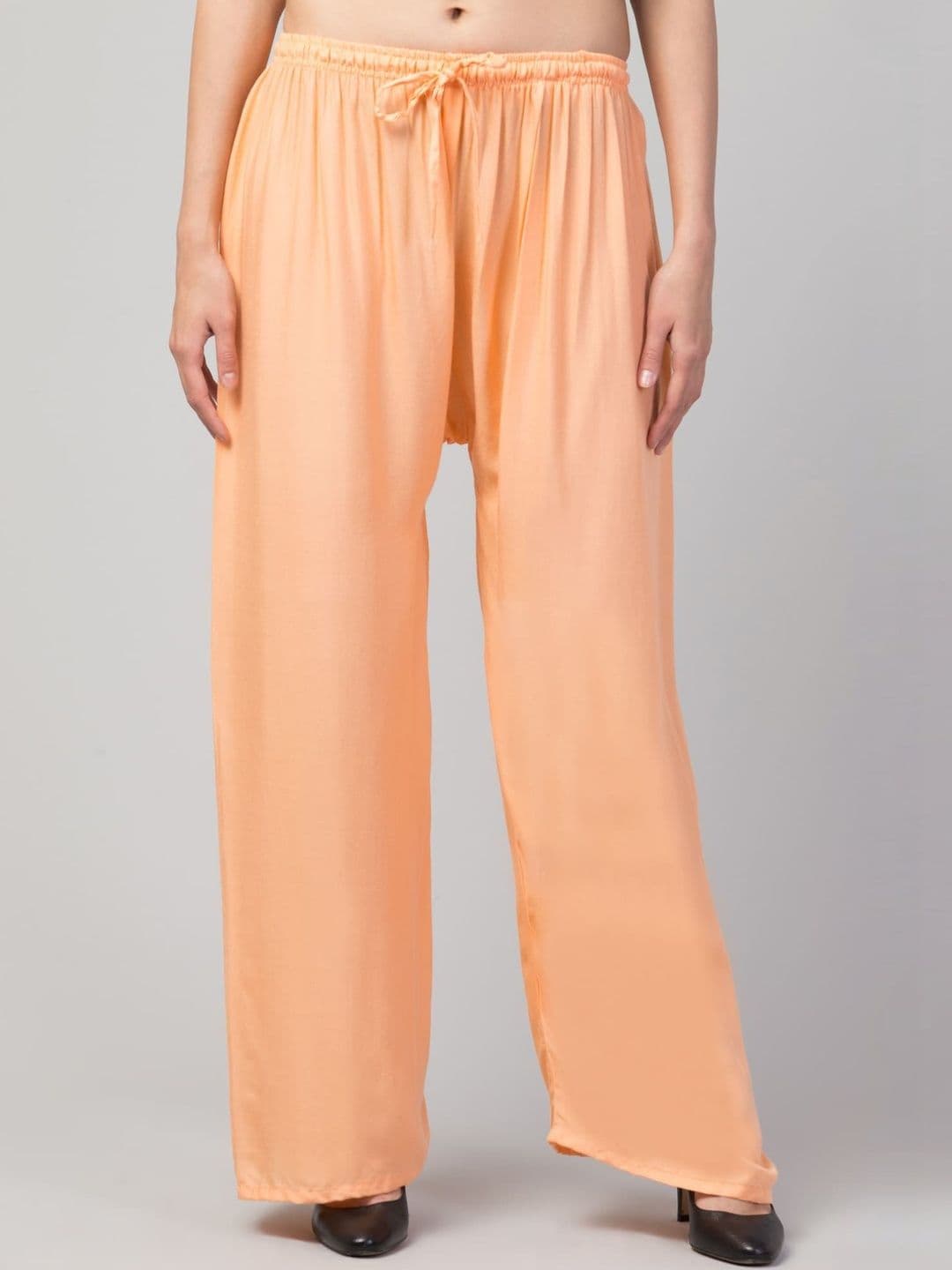 SHAUKIYA Women Flared Knitted Ethnic Palazzos - view 1