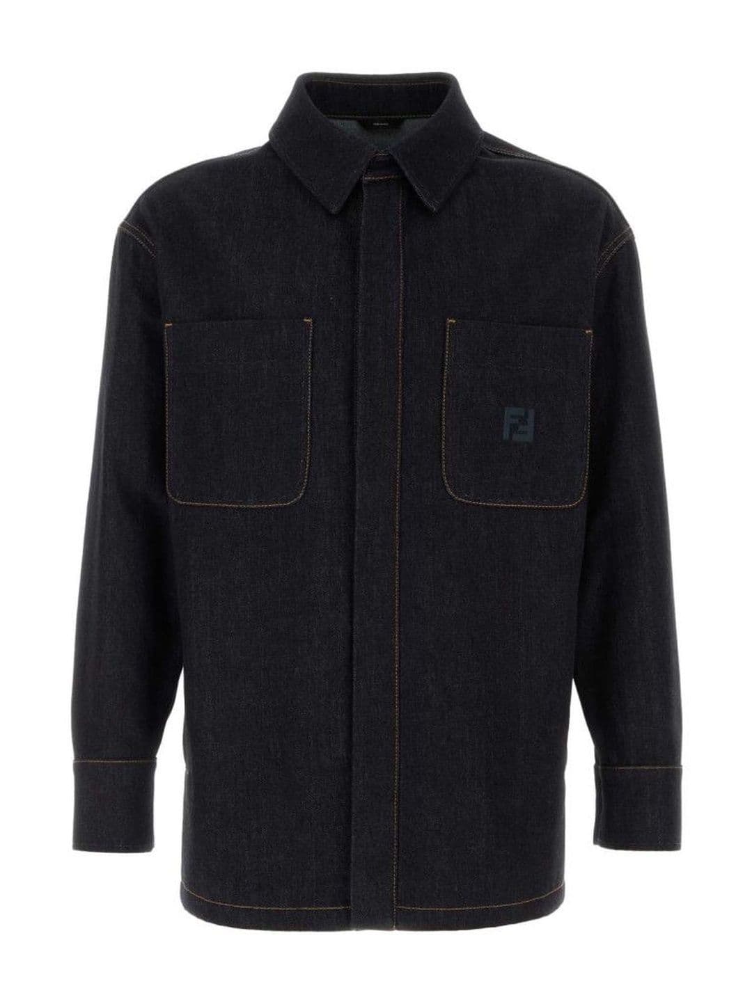 Fendi Dark Blue Selleria Jeans Jacket - view 1