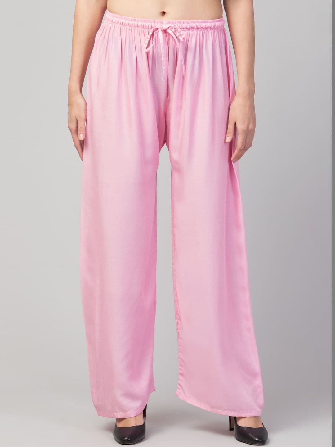 SHAUKIYA Women Flared Knitted Ethnic Palazzos - view 1