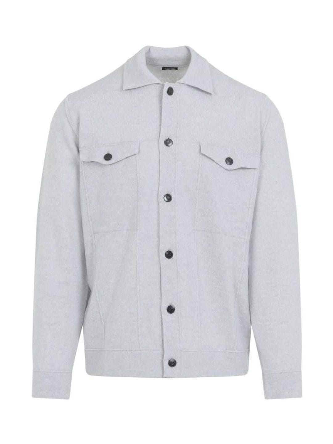 Kiton Grey Wool Jacket - view 1
