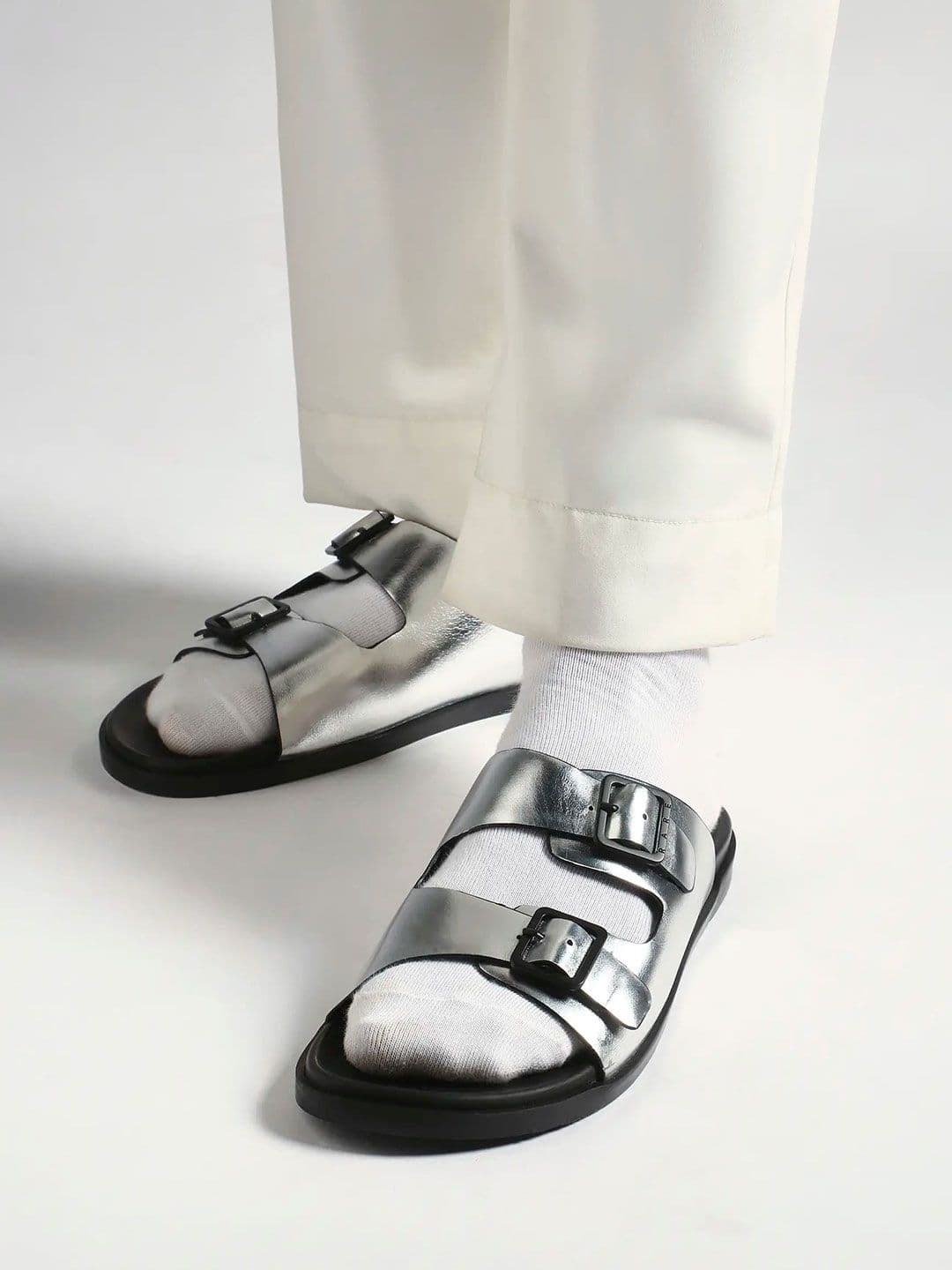 RARE RABBIT Raro Men Leather Comfort Sandals - view 1