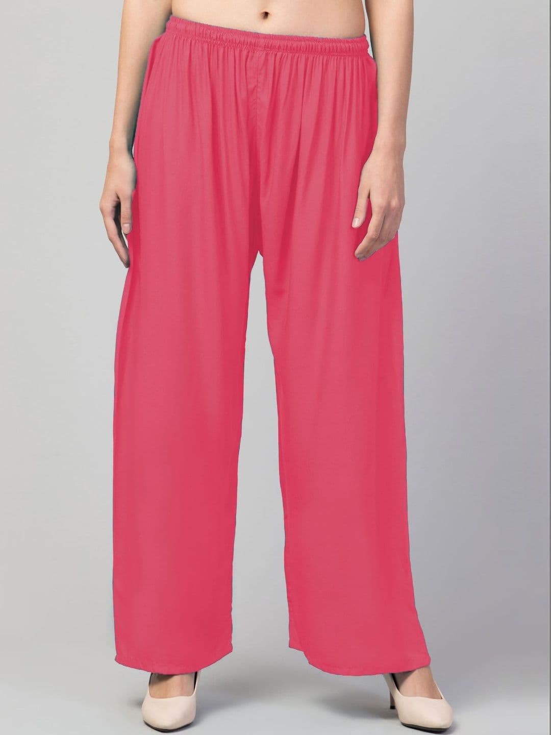 SHAUKIYA Women Flared Knitted Ethnic Palazzos - view 1