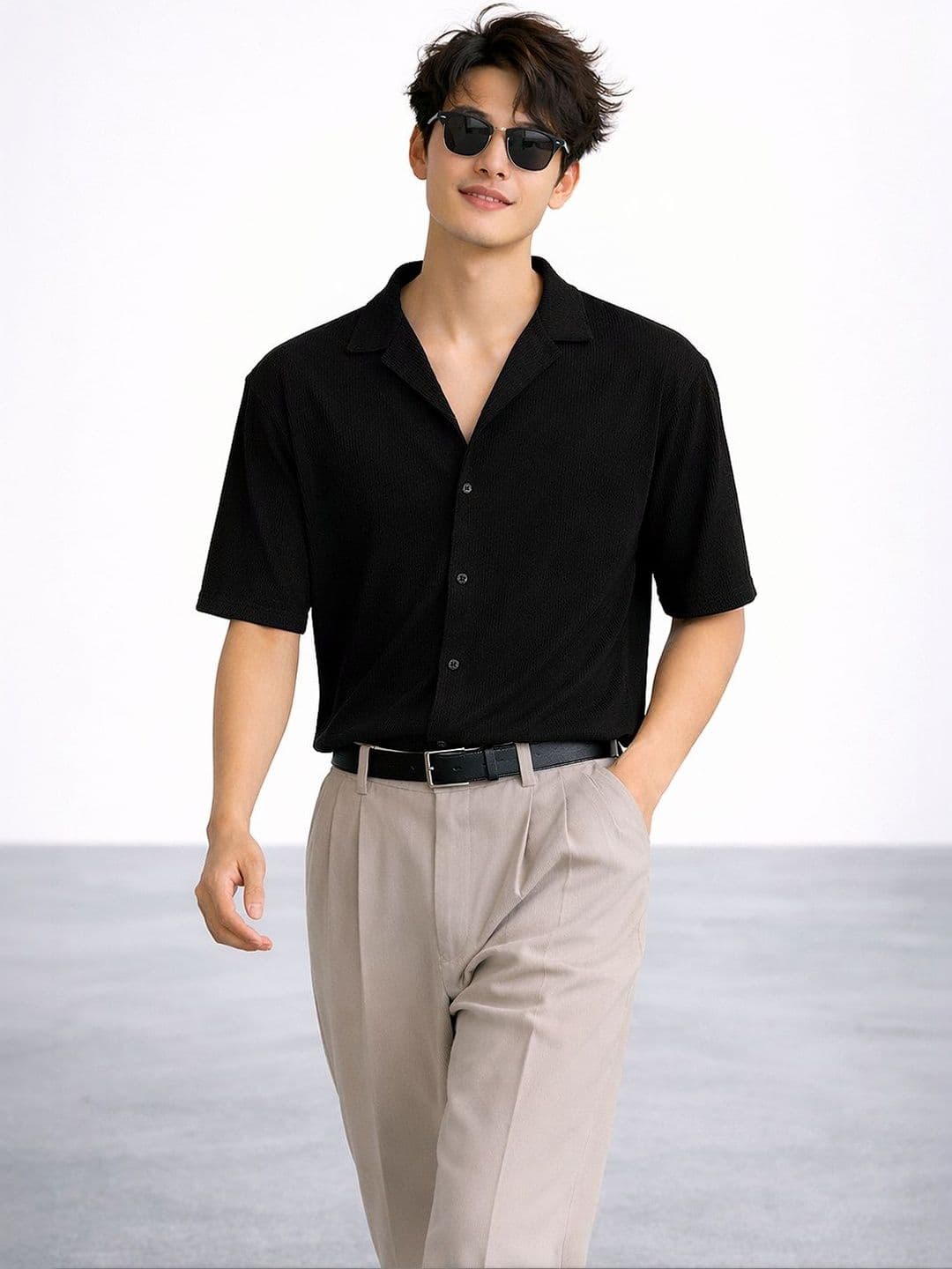 CLAFOUTIS Men Relaxed Casual Shirt - view 1