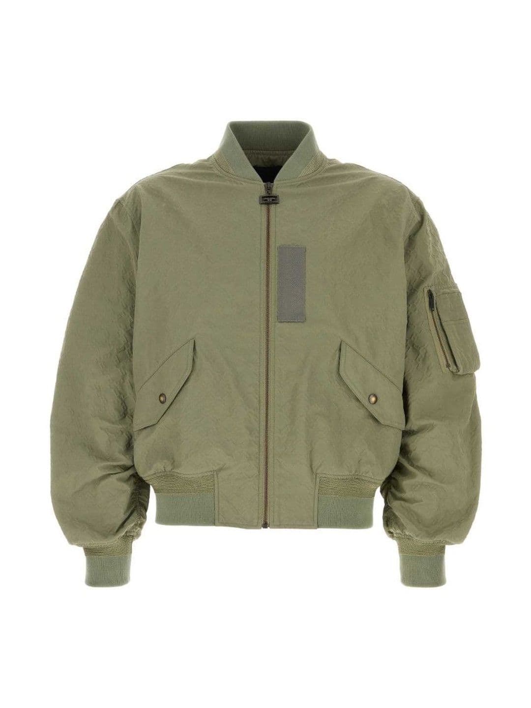 Givenchy Green Nylon Bomber Jacket - view 1