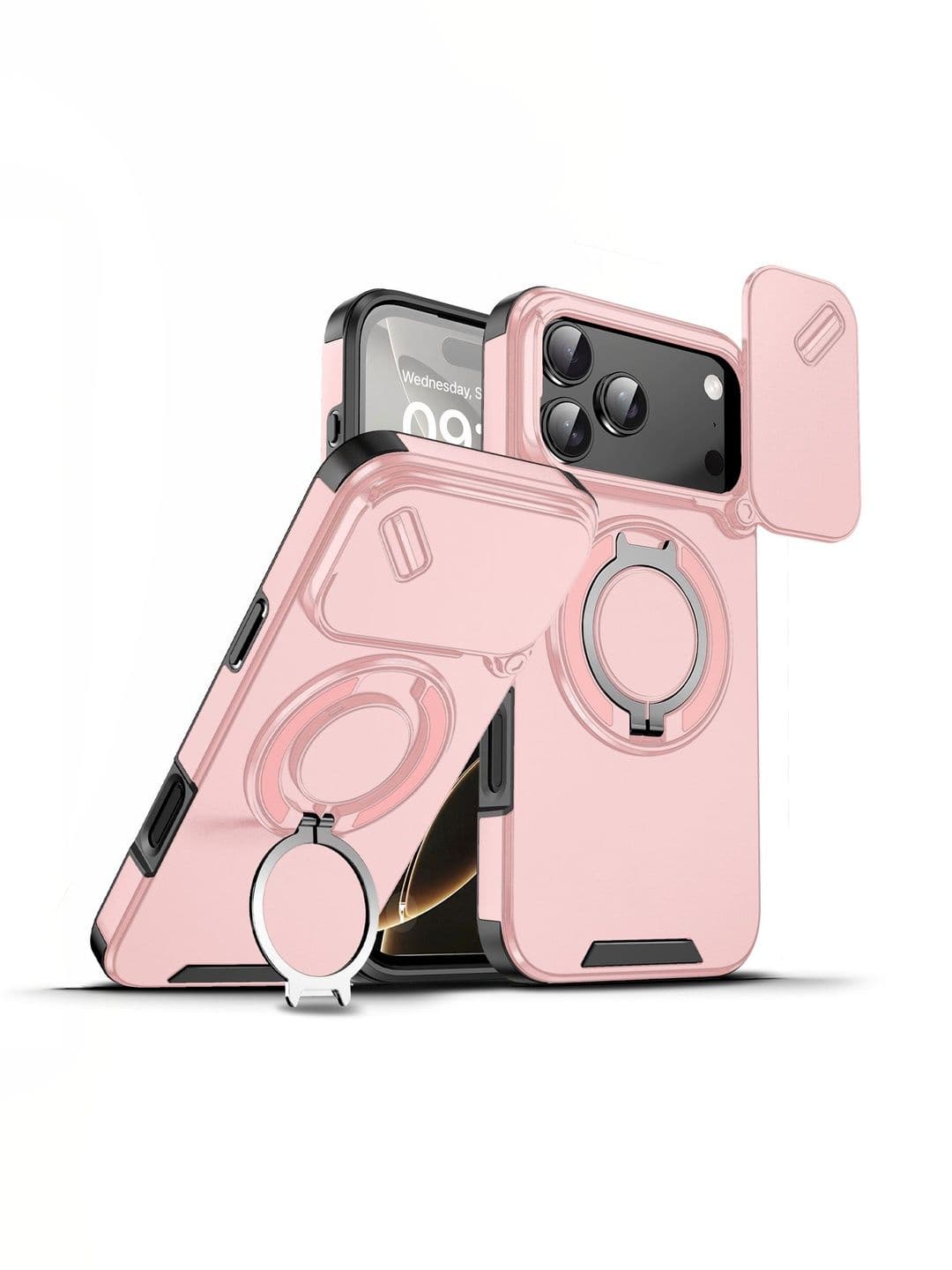 Luxury Kase Solid Printed iPhone 17 Pro Max Back Case Mobile Accessories - view 1