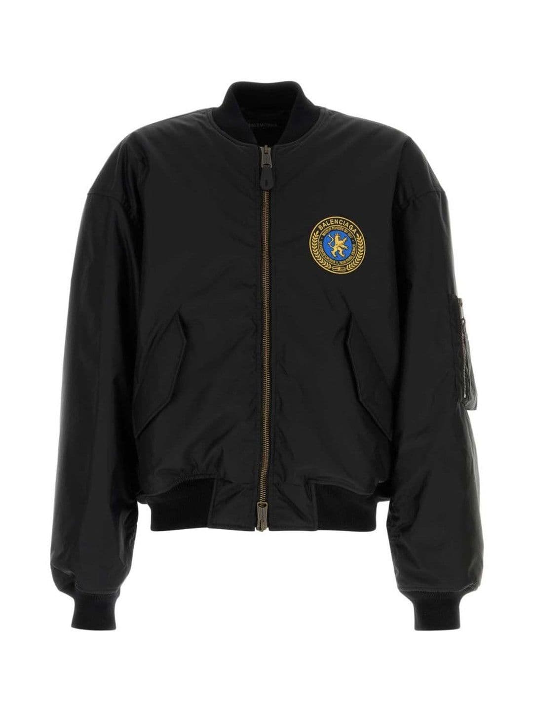 Balenciaga Black Large Fit Bomber - view 1