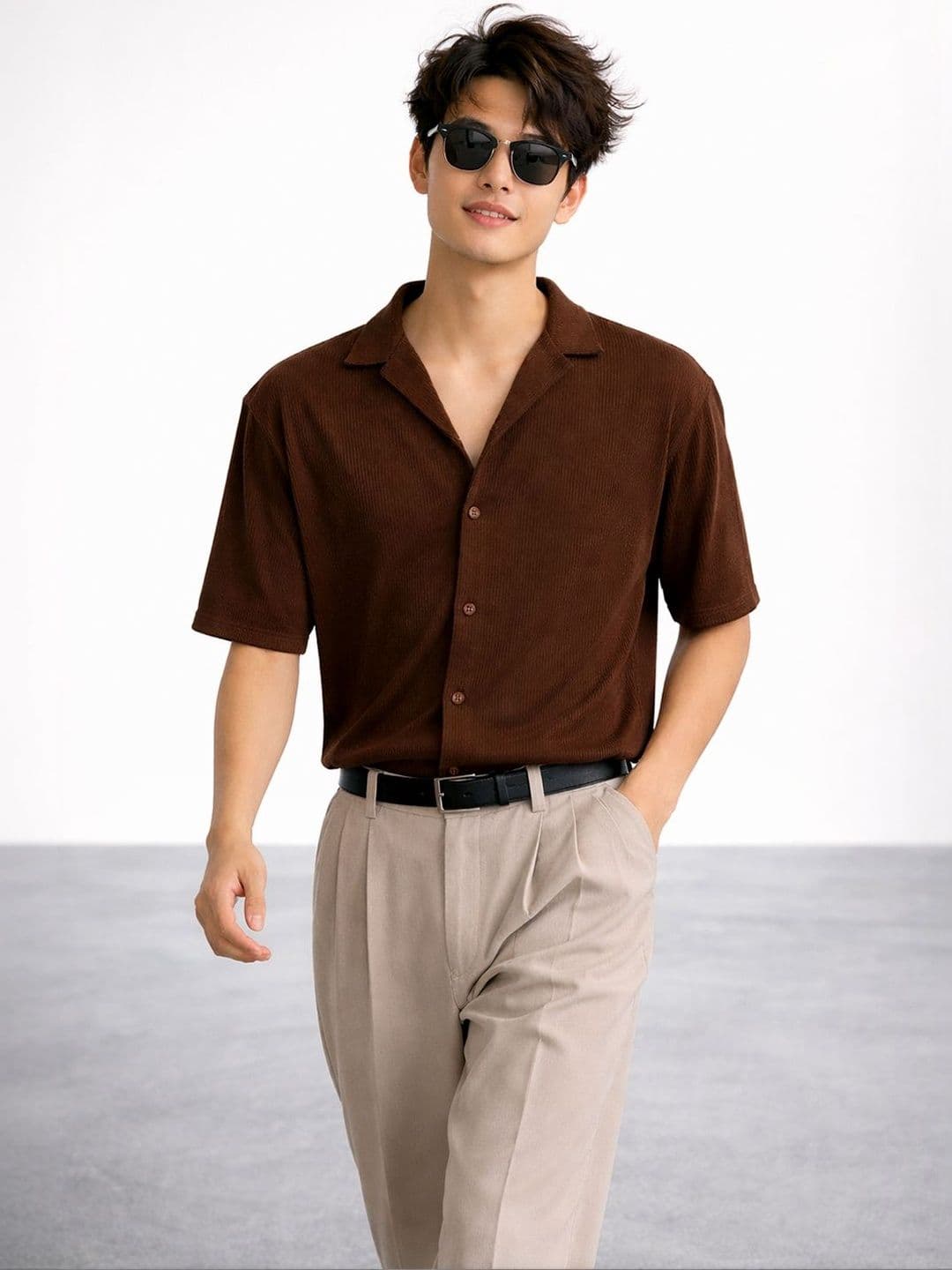 CLAFOUTIS Men Relaxed Casual Shirt - view 1