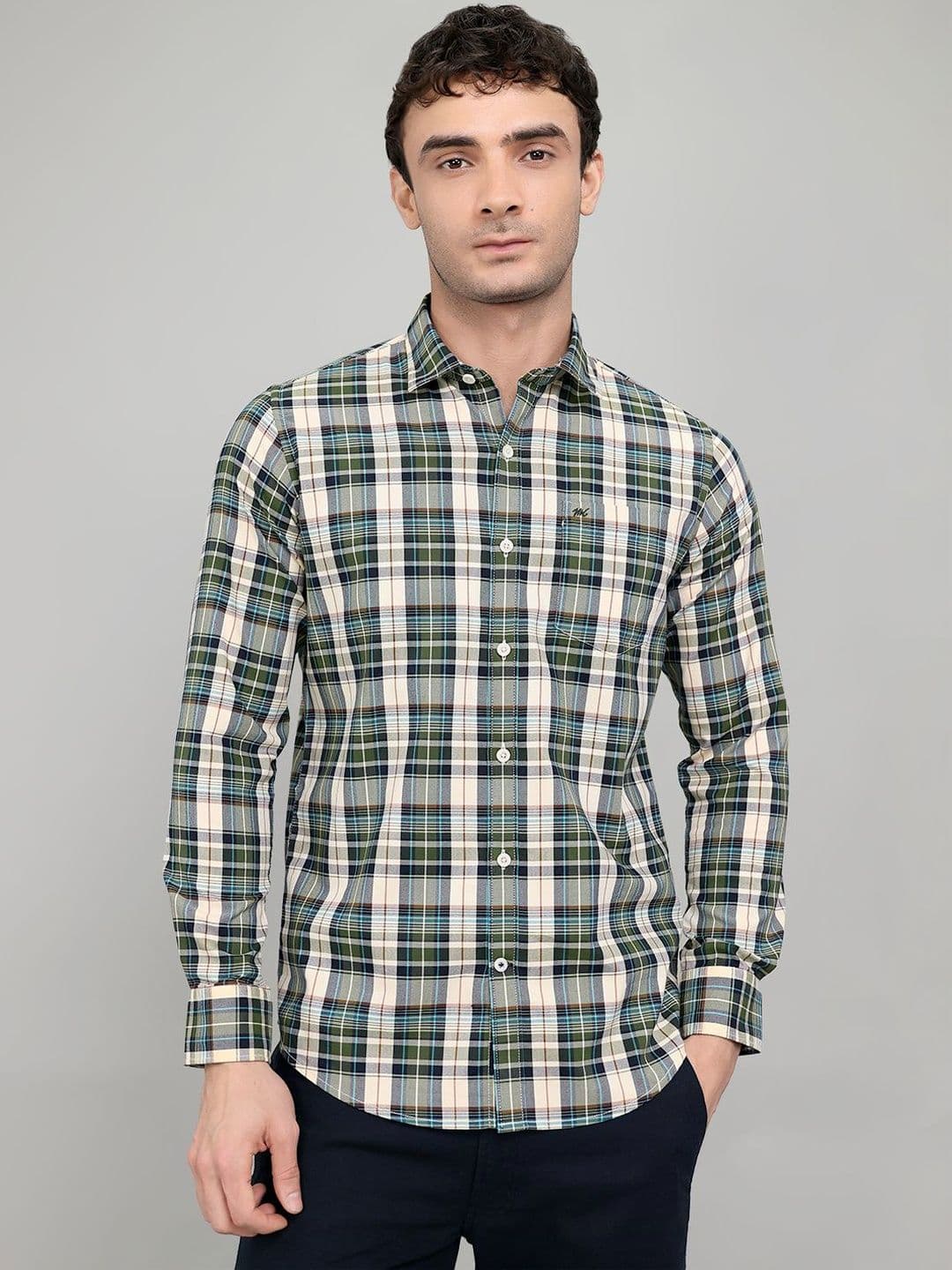 Monte Carlo Men Standard Checked Casual Shirt - view 1
