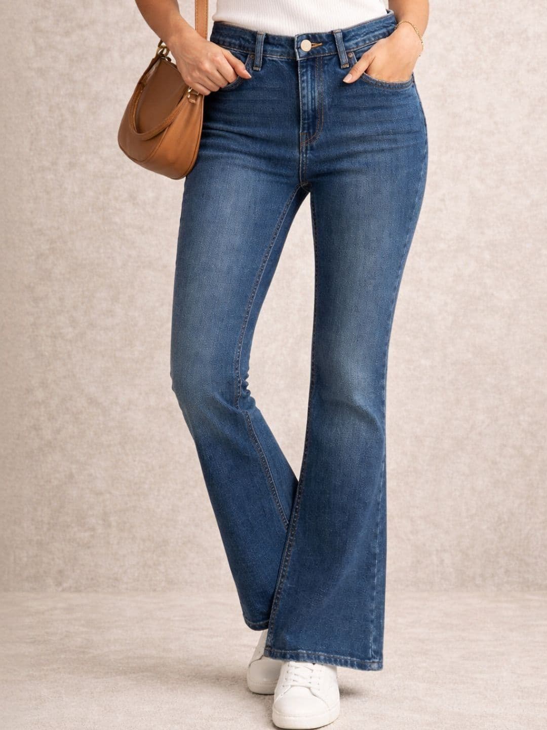 COSMIC Women Jean Bootcut Mid-Rise Light Fade Stretchable Jeans - view 1