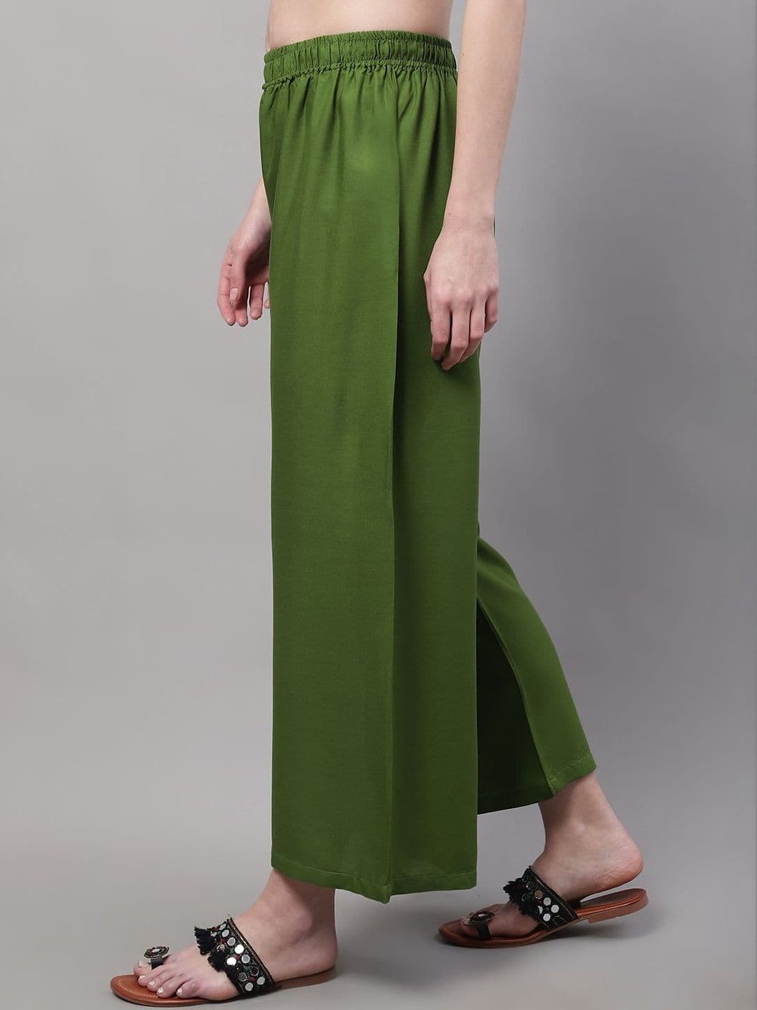 KALINI Women 2 Flared Ethnic Palazzos - view 1