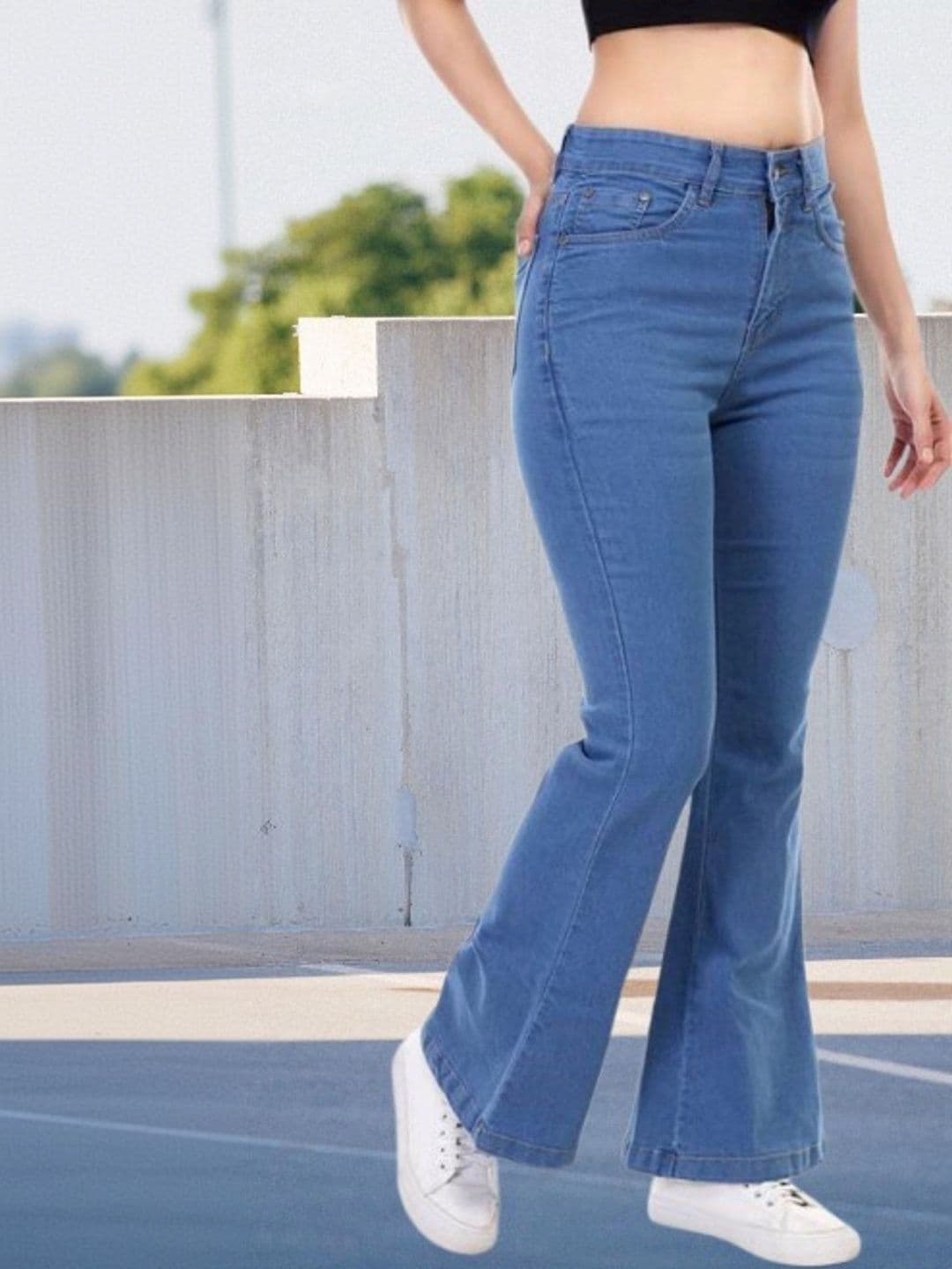 ZARISTAA Women Bootcut High-Rise Stretchable Jeans - view 1
