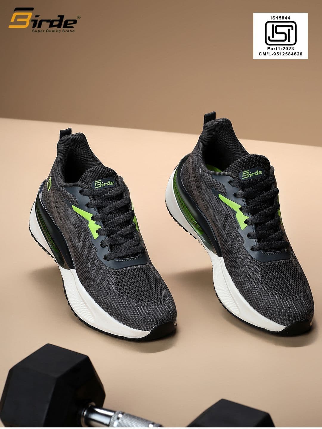 BIRDE Men Mesh Running Non-Marking Shoes - view 1