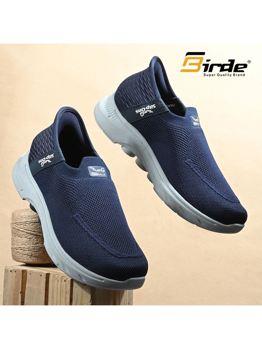 BIRDE Men Mesh Running Non-Marking Shoes - view 1
