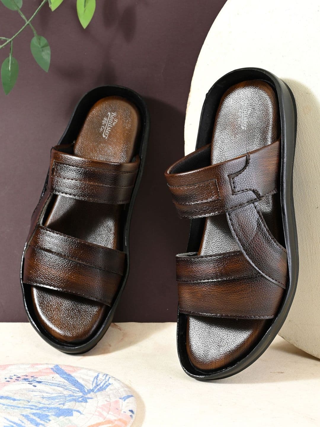 The Roadster Lifestyle Co Men Slip-On Comfort Sandals - view 1
