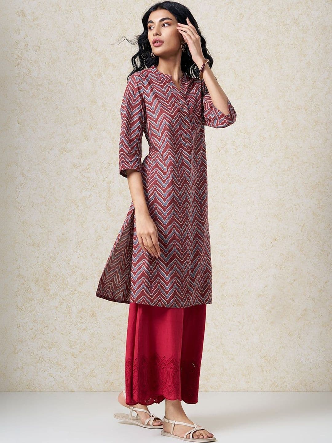RANGMANCH BY PANTALOONS Women Printed Kurta - view 1