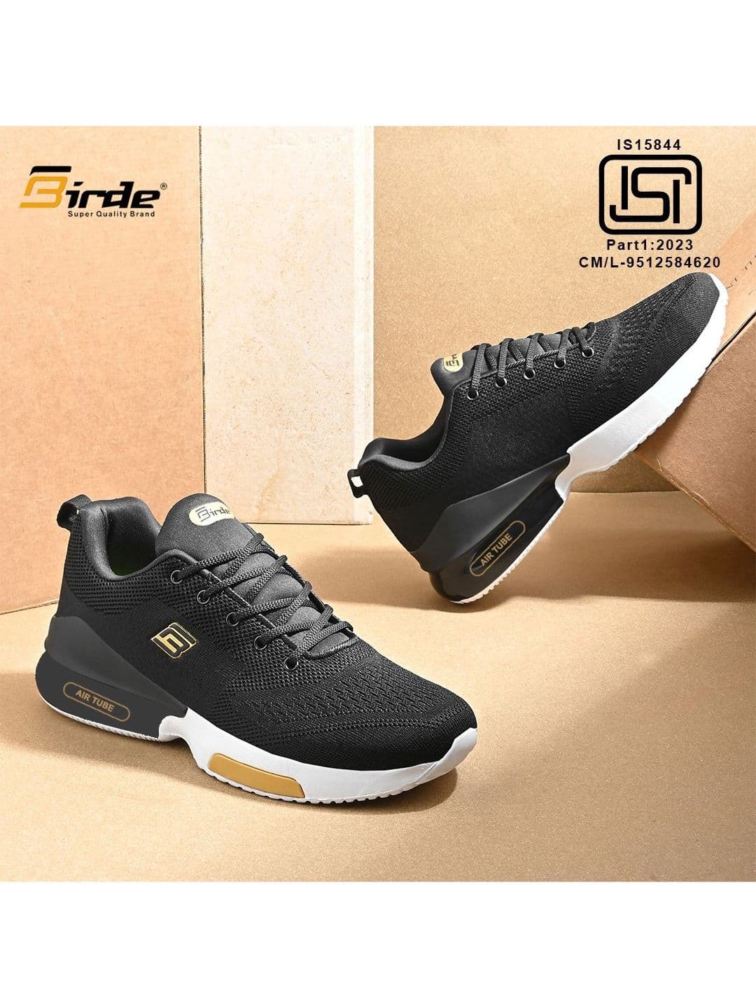 BIRDE Men Mesh Running Non-Marking Shoes - view 1