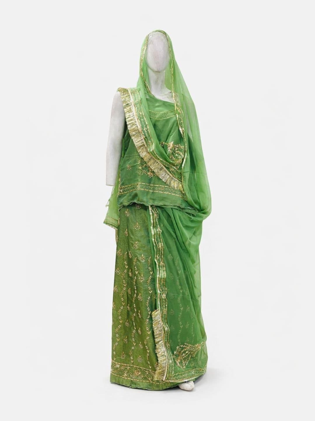Vaarabella Unstitched Lehenga & Blouse With Dupatta - view 1