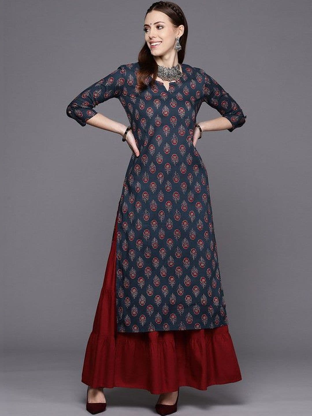 DESI HULIA Women Floral Printed Kurta - view 1