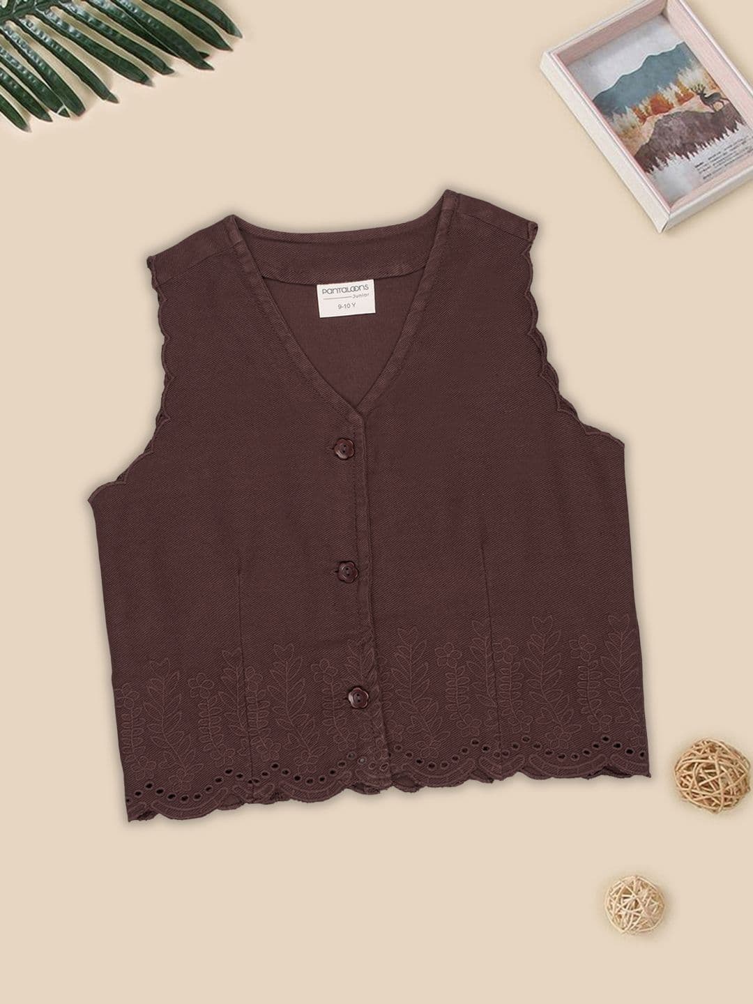 Pantaloons Junior Girls Cotton Tops - view 1