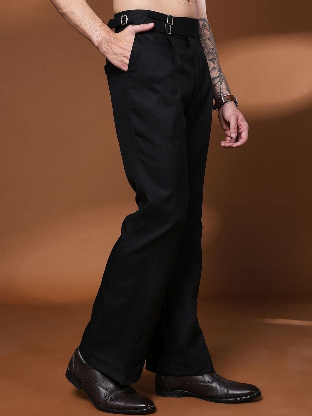 Qlanz Men Italian Pleated Trousers - view 1