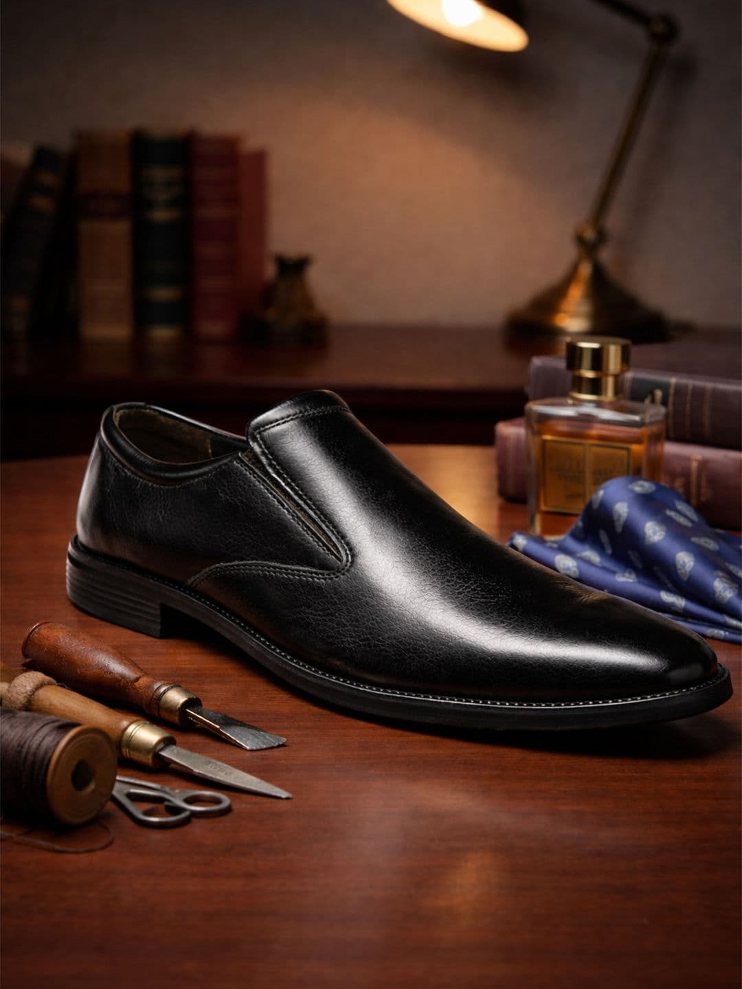 Ajanta Men Leather Formal Slip On Shoes - view 1