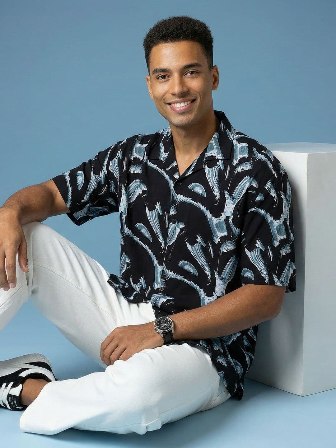 HERE&NOW Abstract Printed Casual Shirt - view 1