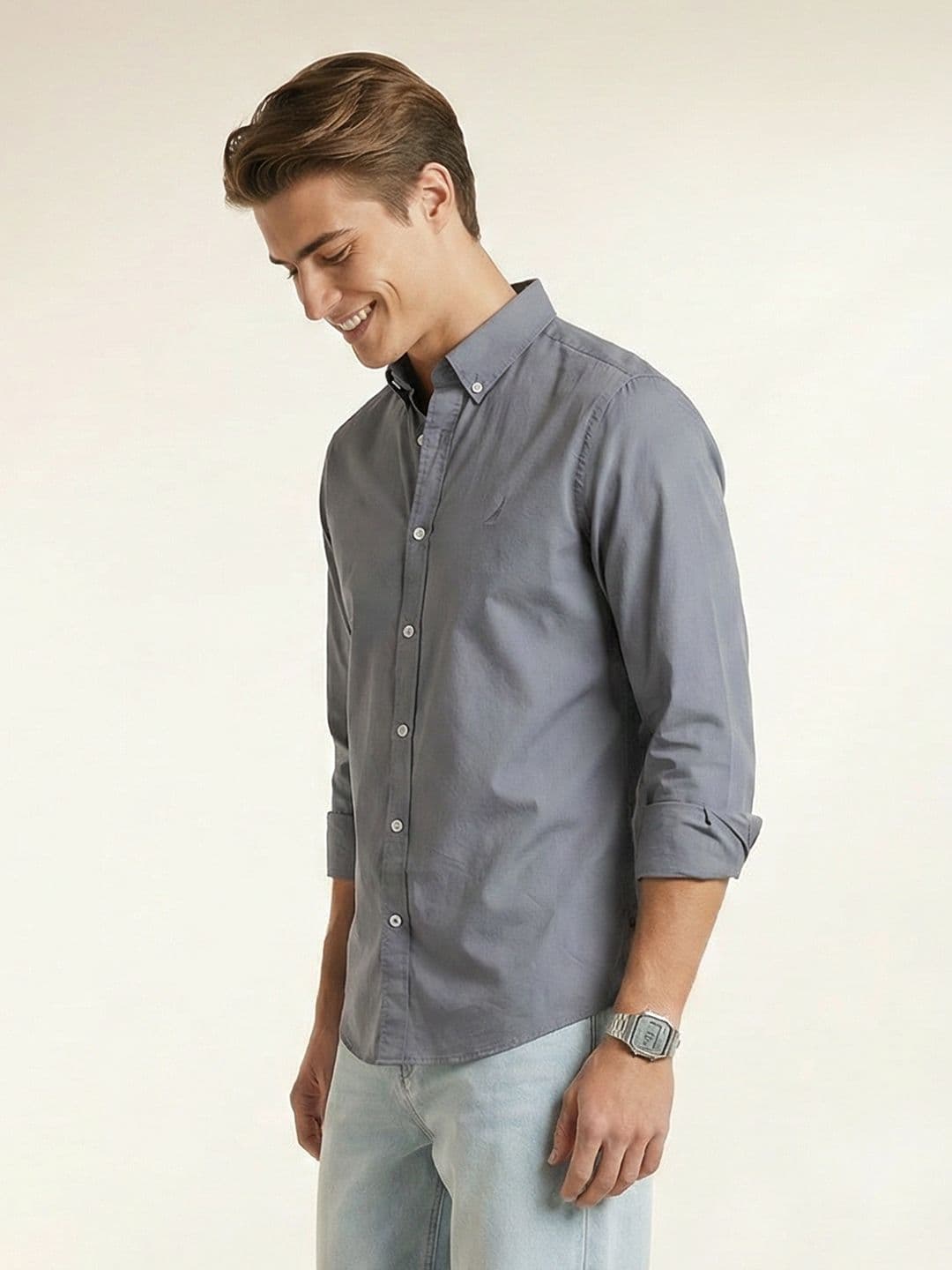 Nautica Button-Down Pure Cotton Casual Shirt - view 1