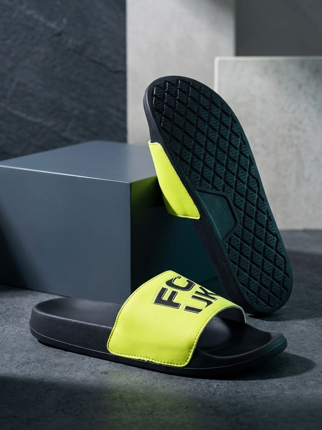 FCUK Men Printed Sliders - view 1