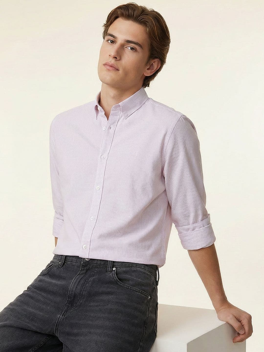 Nautica Striped Pure Cotton Casual Shirt - view 1