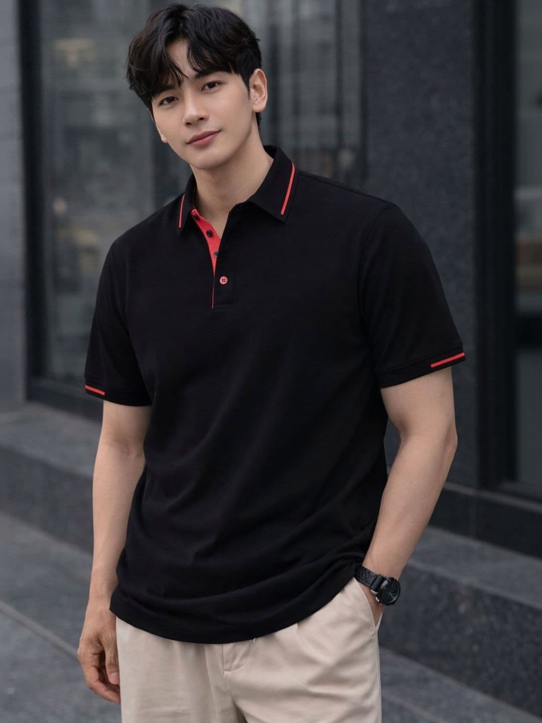 TAZO Men Polo Collar T-shirt - view 1