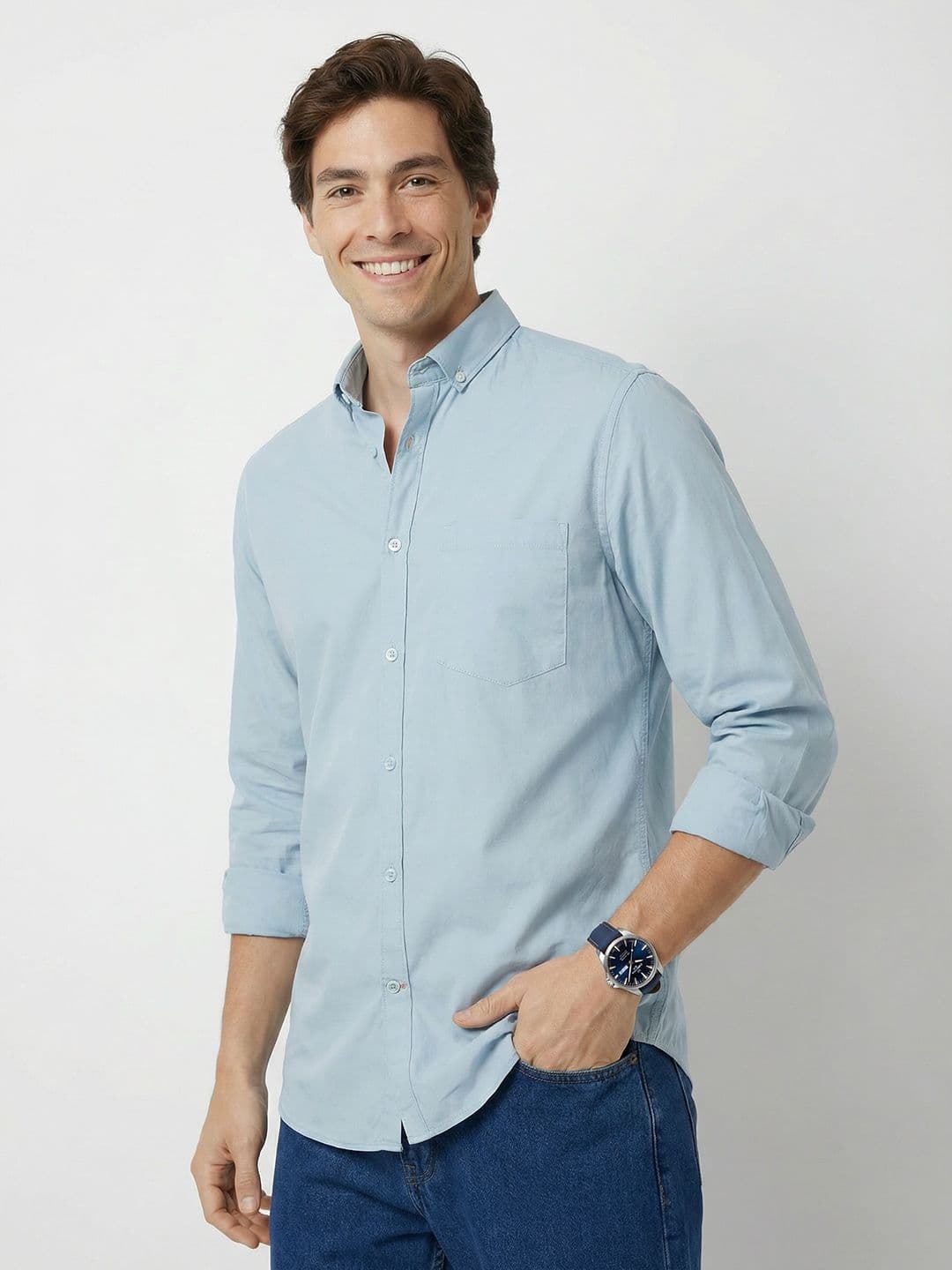 Mast & Harbour Pure Cotton Casual Shirt - view 1