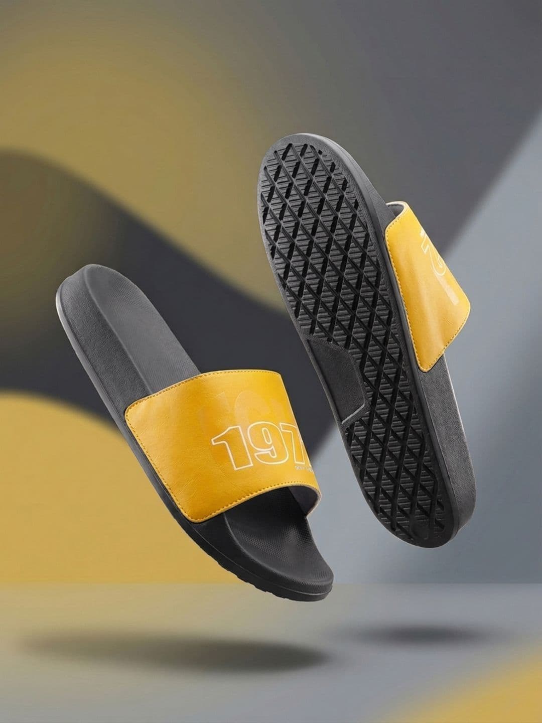 FCUK Men Printed Sliders - view 1