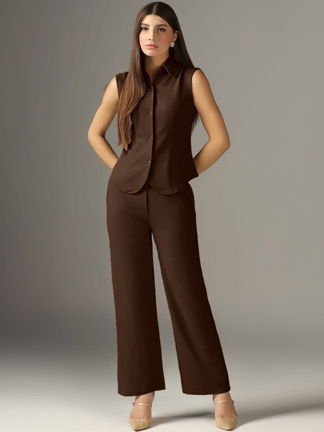 Chemistry Solid Top with Trousers - view 1