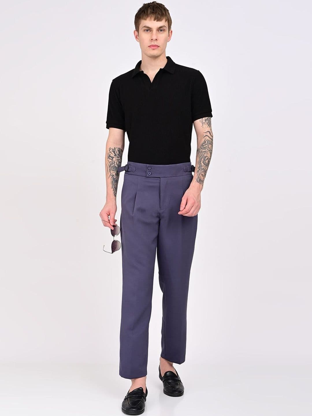 INVICTUS Men Pleated Trousers - view 1