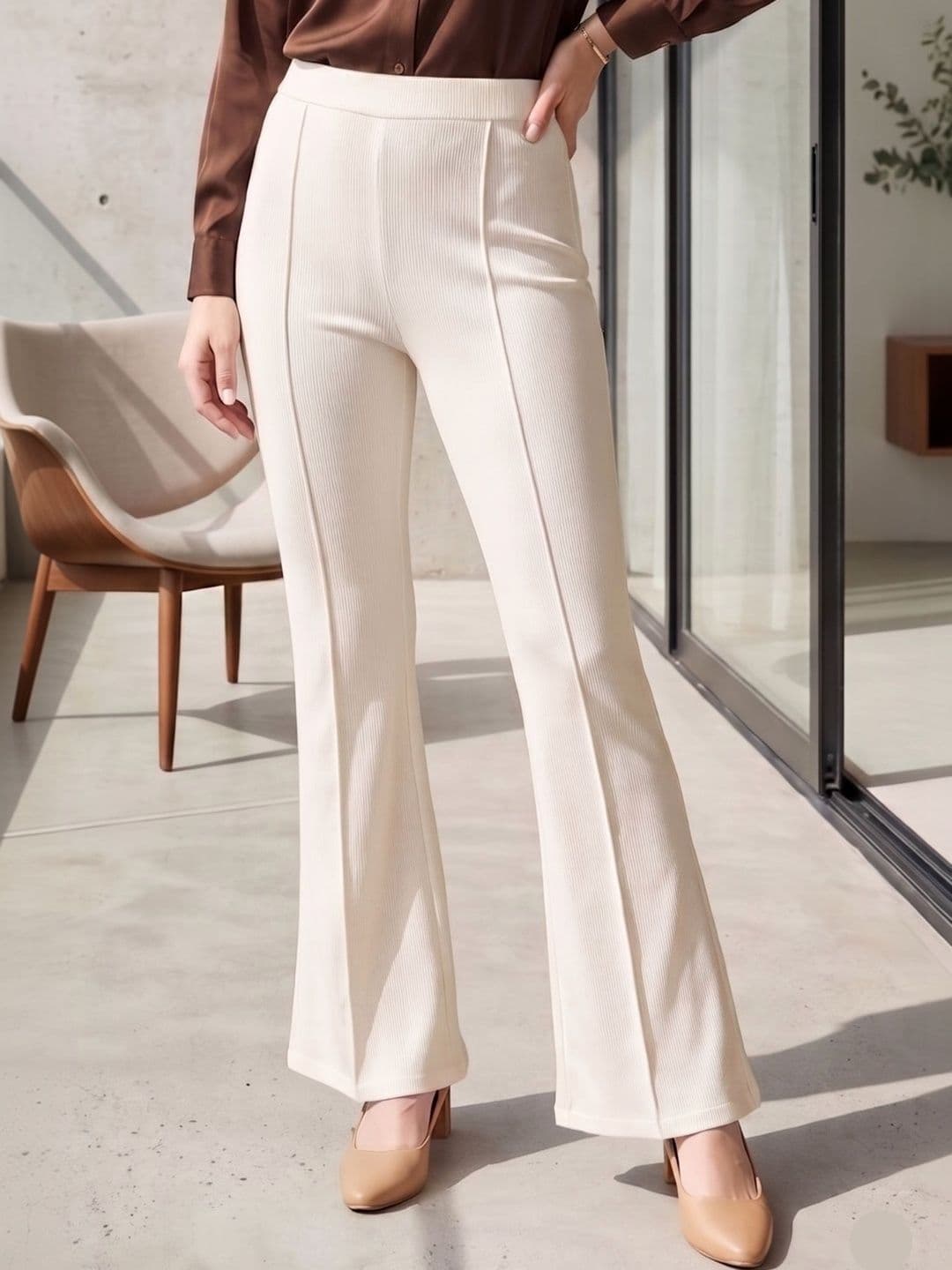 SBJ COLLECTIONS Women Knitted Palazzos - view 1