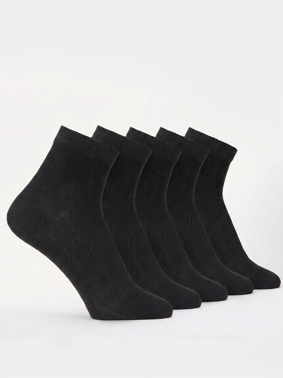 glitchez Men Pack of 5 Cotton Blend Ankle Length Socks
