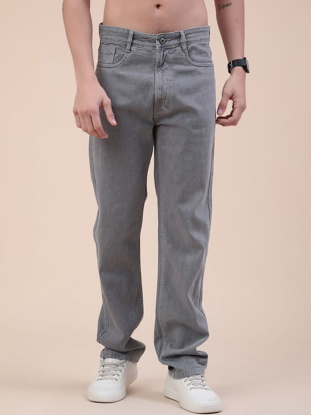 LIMEROAD Men Straight Fit Mid-Rise Jeans