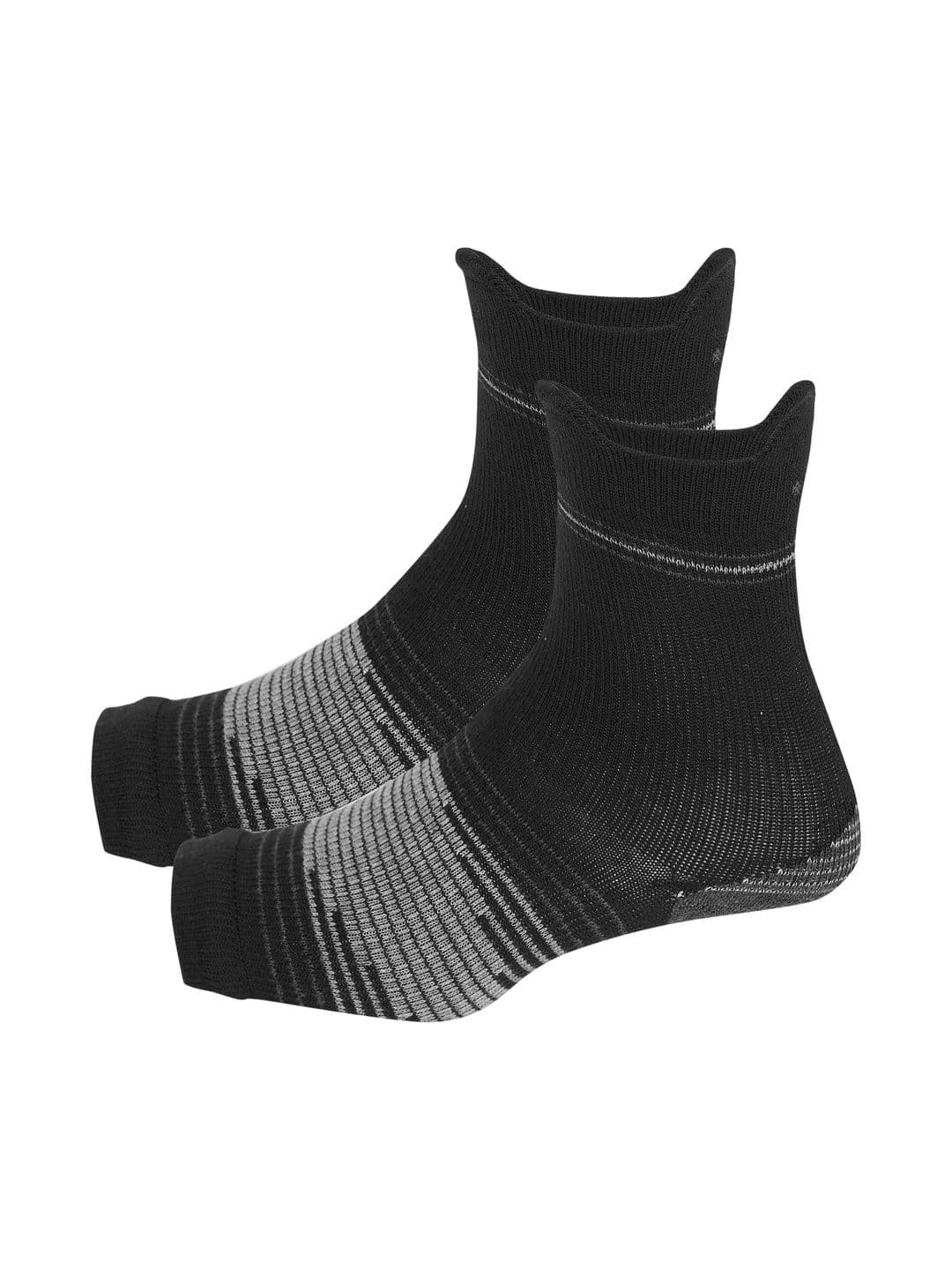 ECO SYNC Men Pack of 2 Cotton Striped Ankle Length Socks - view 1