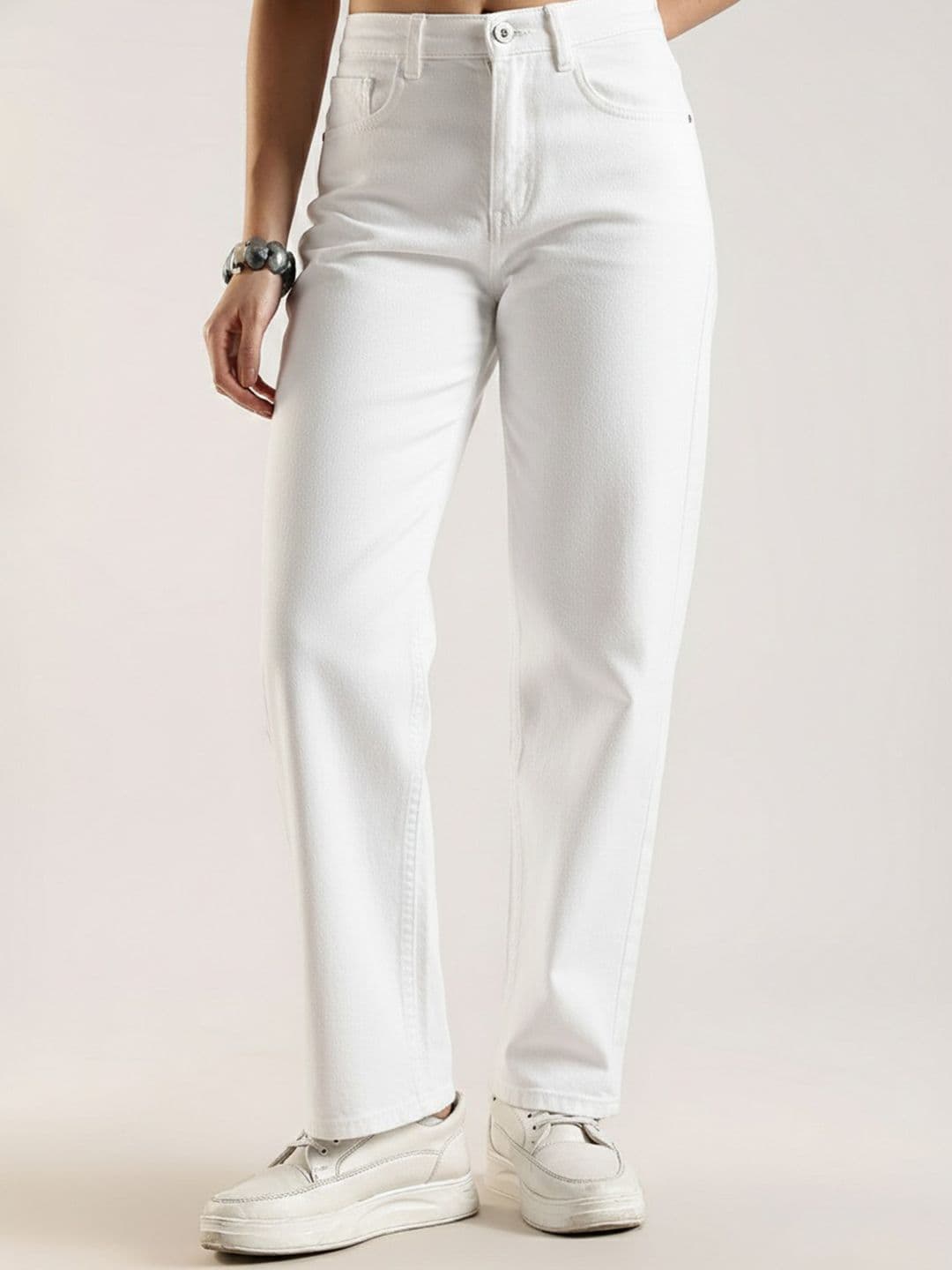 zayla Women Jean Flared High-Rise Stretchable Cotton Jeans - view 1