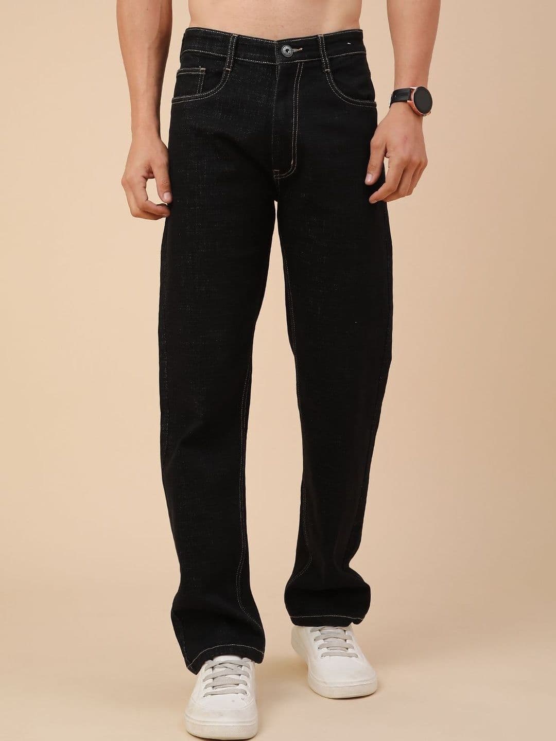 LIMEROAD Men Straight Fit Mid-Rise Jeans - view 1