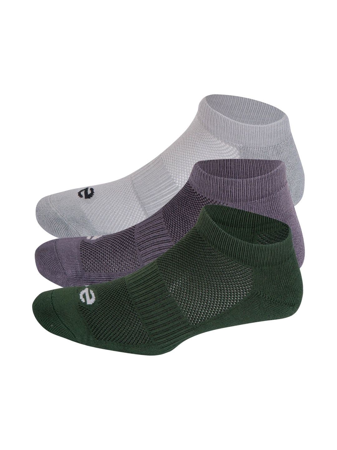 ECO SYNC Men Pack of 6 Patterned Ankle Length Socks - view 1