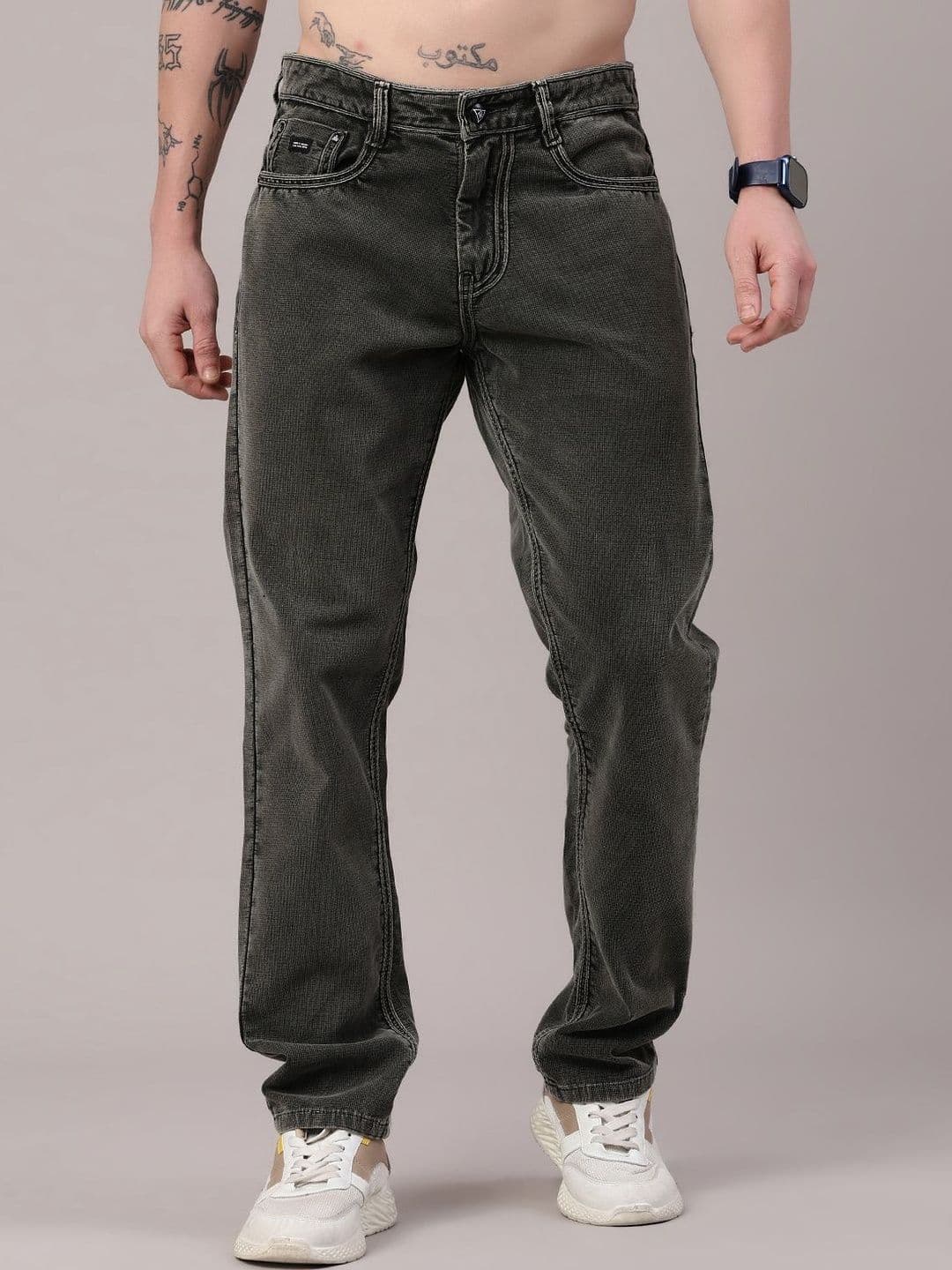 V-Mart Men Skinny Fit Mid-Rise Light Fade Stretchable Jeans - view 1