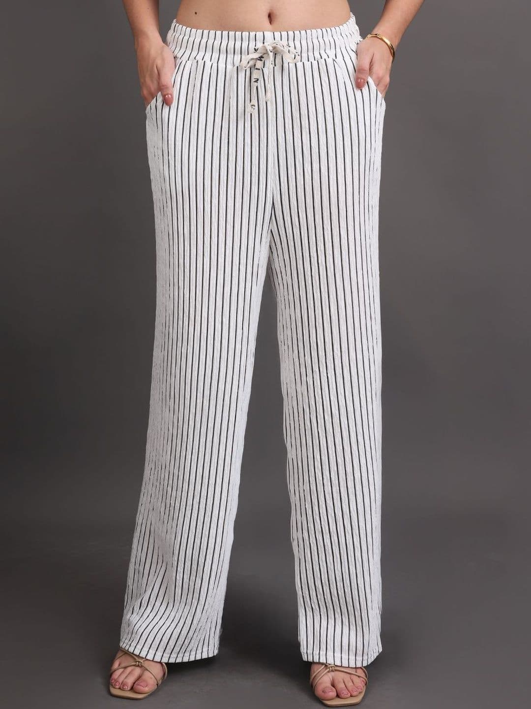 KALINI Women Striped Palazzos - view 1