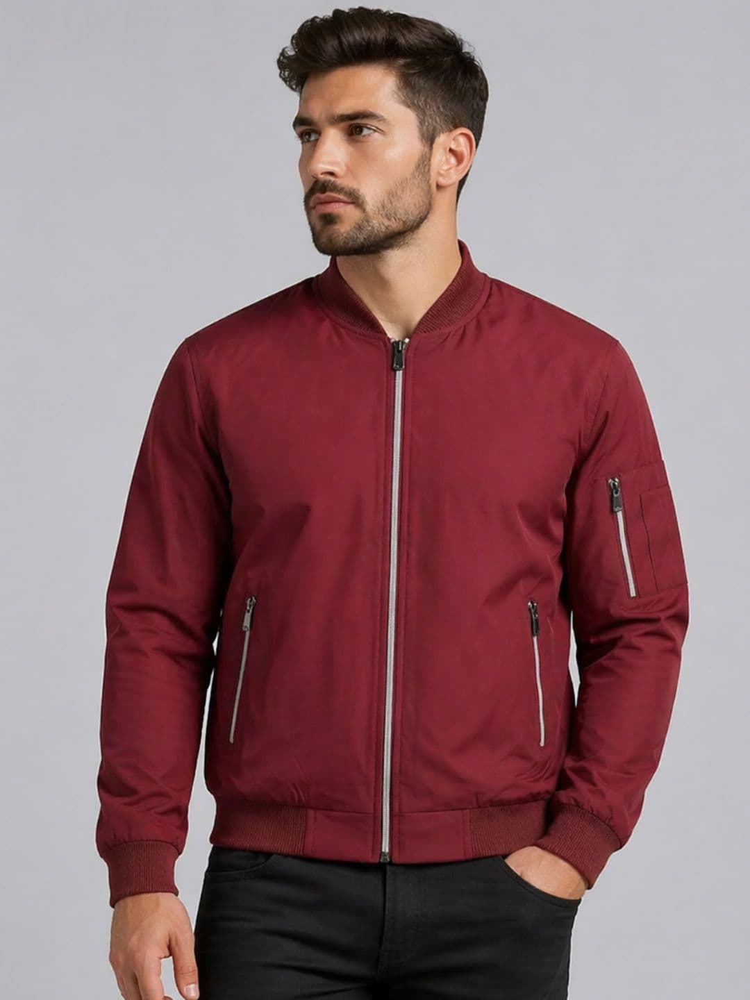 CARABA Men Windcheater Bomber Jacket - view 1