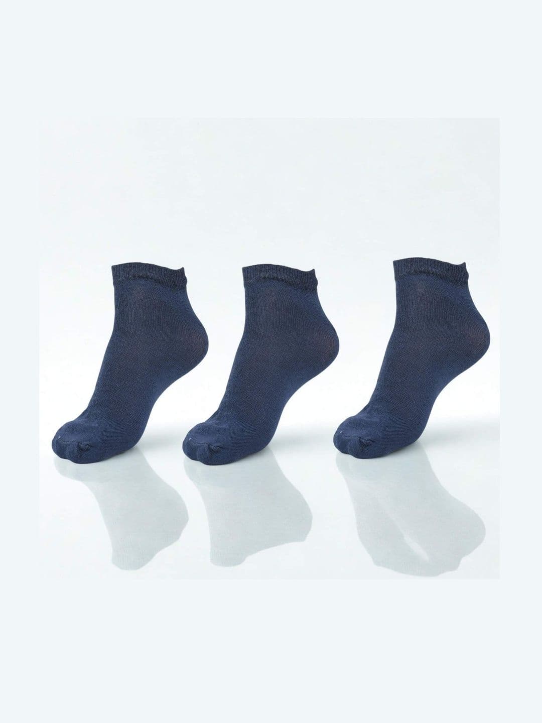 IVOLGA Men Pack of 3 Cotton Blend Assorted Ankle Length Socks - view 1