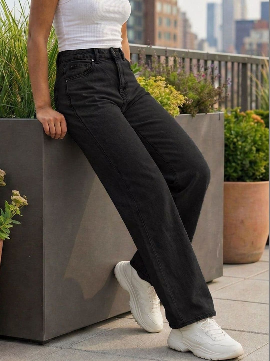 KASHIANXSTYLE Women Jean Straight Fit High-Rise Stretchable Jeans - view 1