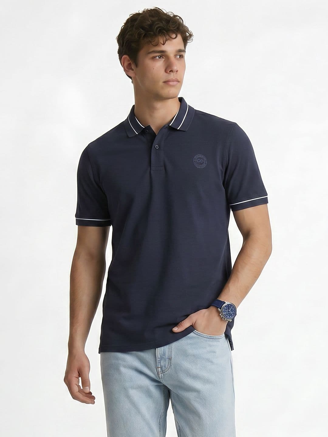 Peter England Polo Collar T-shirt - view 1