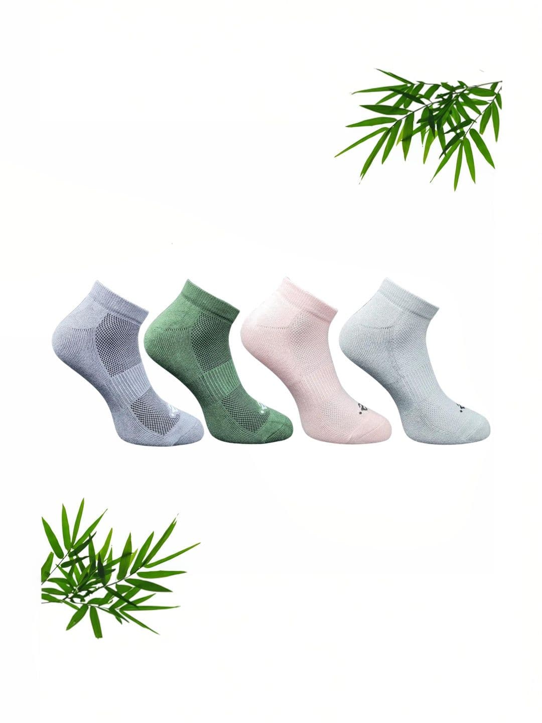 ECO SYNC Men Pack of 8 Patterned Ankle Length Socks - view 1